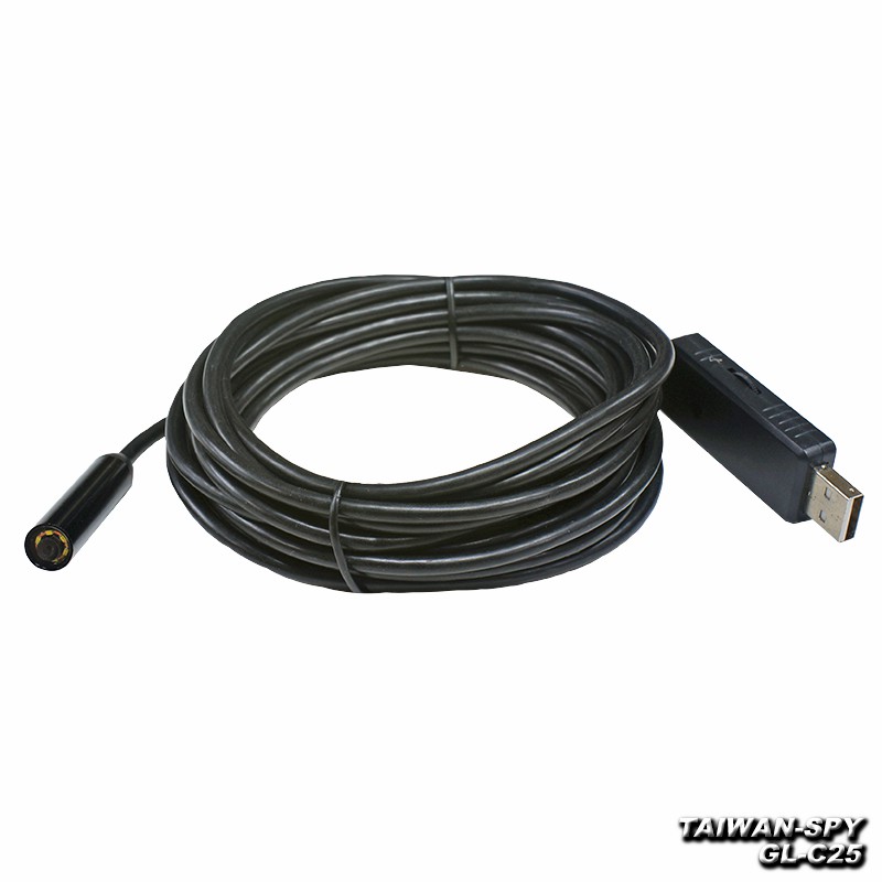 GL-C25 電腦USB專用 5.5mm / 8.5mm 工業管道內視蛇管攝影機 5米